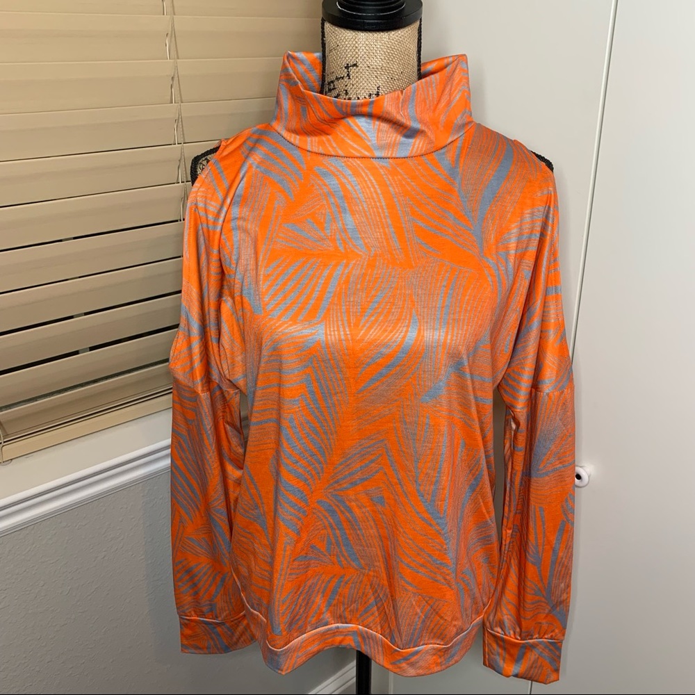 NWT Yoins Your Inspiration Cold Shoulder Long Sleeved Blouse